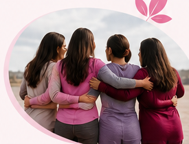 Mujeres acompañándose